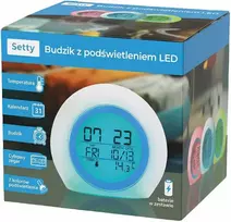Mėlyna Setty alarm clock with LED light mėlynas JZ-212