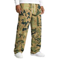 Men's Relaxed,Fit Drawstring Straight,Leg Pants L