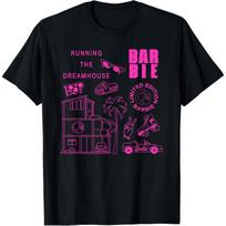 Barbie - Running the Dreamhouse Dark Pink Limited Edition T-Shirt S juoda