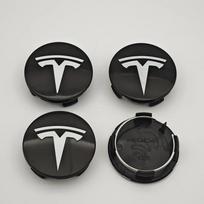 Car Sticker Tesla 4pcs 56mm ABS Tesla Model 3 Model Y Original Covers Hub Caps Wheel Center Caps for Tesla Model Y X S Auto Acce