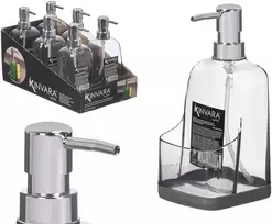 Virtuvinis dozatorius, juodos ir pilkos spalvos, 20×10.5×9 cm, 12522, Kinvara
