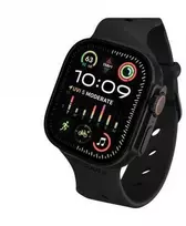 „Decoded Silicone Ares Splice Band“ – silikoninė apyrankė „Apple Watch 44/46/49 mm“ laikrodžiui (juoda)