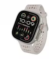 „Decoded Silicone Ares O Band“ – silikoninė apyrankė „Apple Watch 44/46/49 mm“ (molio spalvos)
