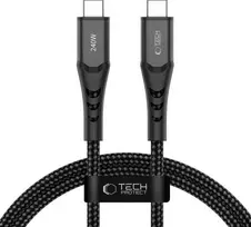 Tech-Protect UB11T ULTRABOOST TYPE-C KABELIS PD 240W / QC3.0 100CM Juodas