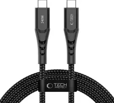 Tech-Protect UB11T ULTRABOOST TYPE-C KABELIS PD 240W / QC3.0 200CM Juodas