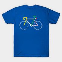 Vyriški juodi marškinėliai su spaudiniu Tour De France 2021, be kirpimo, šilumos perdavimo spaudas, medvilniniai marškinėliai 4XL karališkos mėlynos spalvos