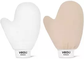 Veoli Botanica VEOLI BOTANICA_SET „I Glove Peel“ kūno šveitimo pirštinė ir „I Glove Tan“ pirštinė skirta bronziniams gaminiams užtepti