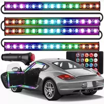 Oświetlenie 12 LED automobilių apšvietimo juostelė -m005