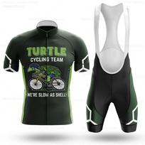 Vyriškas dviratininko aprangos komplektas 2026 Turtle Cycling Team Vasarinis trumpomis rankovėmis Kalnų dviračio Dviračio Sportinė apranga MTB Maillot Ropa Ciclismo S