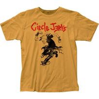26 Circle Jerks Skank Man T Shirt Mens Licensed Rock N Roll Music Band New Gold Unisex T-Shirt XXXXL