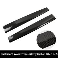For Tesla Model 3 Y Dashboard Panel Cover Door Trim Decoration Sticker Model3 ABS Carbon Fiber Pattern Decor Accessories for 21-23 Model 3
