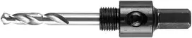 Graphite Adapteris su centravimo grąžtu bimetaliniams skylių pjūklams 14-30 mm, šešiakampis