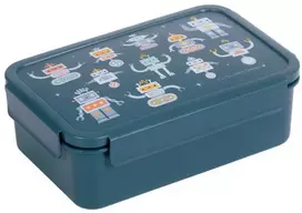 A Little Lovely Bento vaikiška priešpiečių dėžutė 'Robotai'