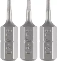 Bity Torx antgaliai T6 x 25 mm, 3 vnt.