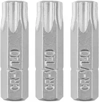 Graphite Bity Torx antgaliai T40 x 25 mm, 3 vnt.