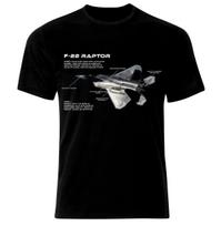 JAV oro pajėgų F22 Raptor naikintuvas Jet Brėžinys Marškinėliai Vasariniai Medvilniniai Trumpomis Rankovėmis Apvaliu Kaklu Vyriški Marškinėliai Nauji S3XL S gray
