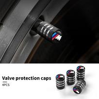Nauji 4 vnt. Automobilio ratų padangų vožtuvų dangteliai Oro stiebelių uždangalai Aksesuarai BMW E90 E60 E46 E39 F30 F10 E87 X3 X4 X5 X1 G30 G20 M3 M5
