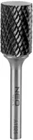 HM metalo freza, A tipo (cilindrinė), 16 x 25 mm, kotas 6 x 45 mm
