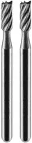 HSS frezos cilindras 3,2 mm, kotas 3,2 mm, 2 vnt.