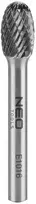 Frez HM metalo pjaustytuvas, E tipo (ovalus), 10 x 16 mm, kotas 6 x 45 mm
