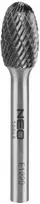 Frez HM metalo pjaustytuvas, E tipo (ovalus), 12 x 20 mm, kotas 6 x 45 mm