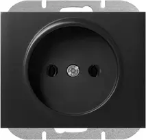 Gniazdo Lizdas Lizdas su išėjimu 2P Onyx, 16A, 250V, PT-15O, juodas