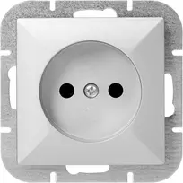 Gniazdo Lizdas Lizdas su išėjimu 2P Pearl, 16A, 250V, PT-15P, sidabrinis