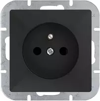 Gniazdo Lizdas Lizdas su 2P+Z Pearl, 16A, 250V, PT-16P, juodas