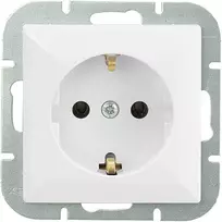 Gniazdo Lizdas Lizdas su 2P+Z Schuko Pearl, 16A, 250V, PT-17P, baltas