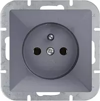 Gniazdo Lizdas Lizdas su 2P+Z Pearl, 16A, 250V, PT-16P, antracito spalvos