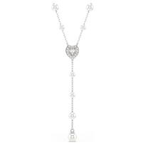 Swarovski Ariana Grande Capsule Collection X Ariana Grande Collaboration Original Design Y-Shaped Necklace Women necklace Silver 5720855 Box (Random Color)