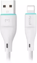 Orno Laidas USB-A - „Lightning“ Miccell VQ-D06, 2.4A, 1m, baltas