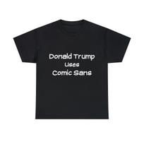 Donaldas Trumpas Dėvi Comic Sans Grafinį Marškinėlį, S-5XL S