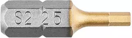 Koncówki HEX2,5 x 25 mm atsuktuvo antgaliai, 2 vnt.