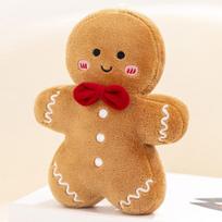 18cm Adorable Xmas Gingerbread Man Plush Toy Chocolate Cookie Doll 50cm Xmas Tree Decor Xmas Pendant Xmas Gifts