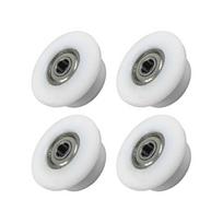 4x Rowing Machine Bearing Wheel Trainer Gear Attachments for Fitness Workout