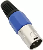 1428# Mikrofono XLR 3P kištukas mėlynam kabeliui