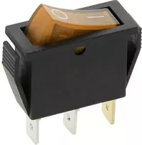 1073# Jungiklis mk111 geltonas/oranžinis 12v šviečiantis
