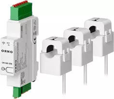 Orno 3 Fazowy Trifazis energijos monitorius su transformatoriais 120A, 230/400V, TUYA SMART Wi-Fi