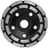 Tarcza Deimantinis šlifavimo diskas 125 x 22,2 x 5 mm, dvigubas segmentas