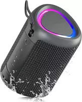 UOHHBOE belaidė Bluetooth kolonėlė 15W, TWS, IPX5, LED apšvietimas, AUX, 2500mAh, LYYX03N