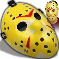Maska Jasono penktadienio 13-osios „Voorhees Freddy Friday“ Helovino ledo ritulio kostiumo kaukė -o287