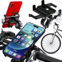 Retoo Mocny Tvirtas aliuminio universalus telefono laikiklis dviračiui, motoroleriui, motociklui - SR252