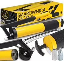 Smarownica Rankinis riebalų švirkštas, 600 ml, dirbtuvėms, didelės talpos, su įmoviniais antgaliais - sr313