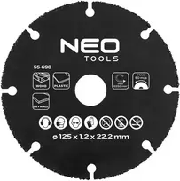 Tarcza HM pjovimo diskas medienai ir plastikui 125 x 22,2 mm