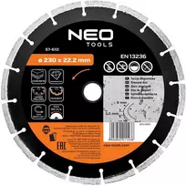 Tarcza 230 x 22,2 mm segmentuotas lazeriu suvirintas deimantinis diskas