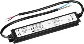 Zasilacz Maitinimo šaltinis LED maitinimo šaltinis IP44, hermetiškas, plonas, 12V, 40W, metalinis korpusas