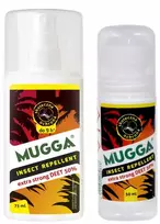 Zestaw Rinkinys Mugga Strong Purškiklis + Roll On 50% Deet Mugga rinkinys