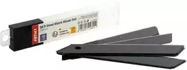 Juodų sk5 plieninių peiliukų rinkinys 100x18x0,5 mm 10 vnt. amio-04821