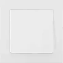 Łącznik Vienpolis jungiklis „Malta“ su apšviestais kontaktais, 10A, 250V, WP-1M/S, baltas